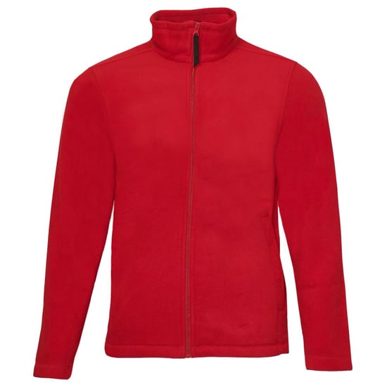 Regatta Mens Plain Micro Fleece Full Zip Jacket (Layer Lite) (Classic Red)
