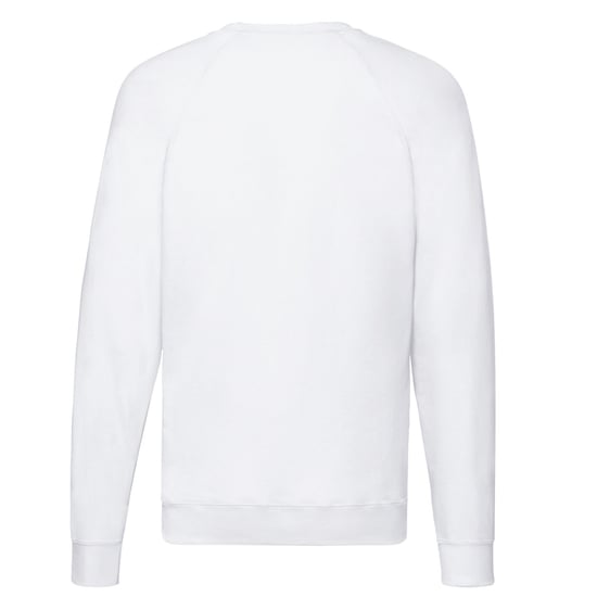 Fruit of the Loom Unisex Lichtgewicht Raglan Sweatshirt voor volwassenen (Wit) - Image 2
