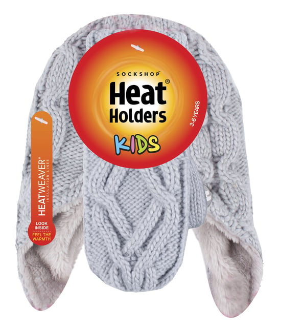Heat Holders Meisjes Majestueuze Trapper Hat Mitts Set - Vorstgrijs - Image 2