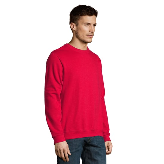 SOLS Uniseks Adult New Supreme Sweatshirt (Rood) - Image 3