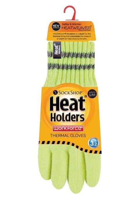 Heat Holders - Hi-Vis reflecterende handschoenen voor heren - Hoi Vis Geel - Image 2