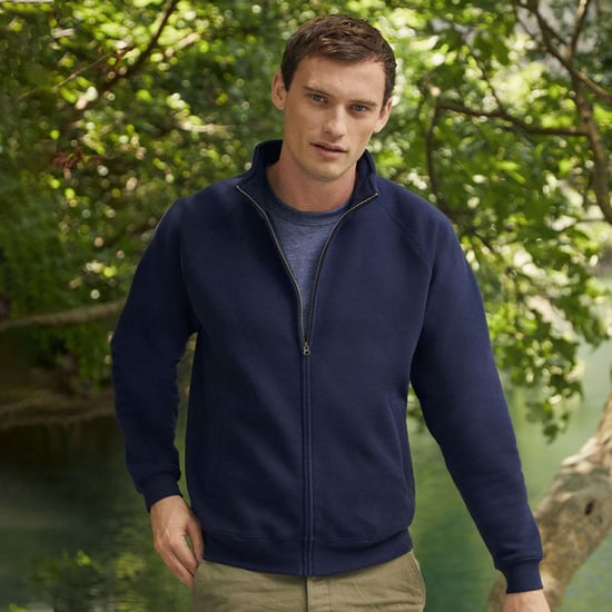 Fruit Of The Loom Heren Premium 70/30 Sweatshirt Met Volledige Ritssluiting (Donker Marine) - Image 2