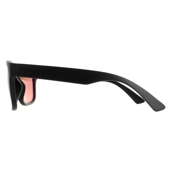 Serengeti Square Unisex Matte Black Saturn Polarized Sedona Chandler