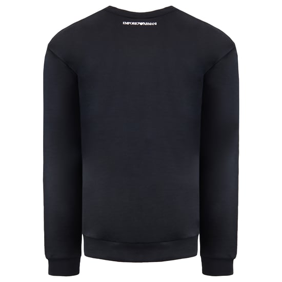 Emporio Armani Heren Zwarte Gewassen Sweater - Image 2