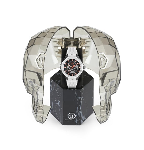Philipp Plein Plein $keleton Royal Heren Horloge Wit PWPFA0724 - Image 4