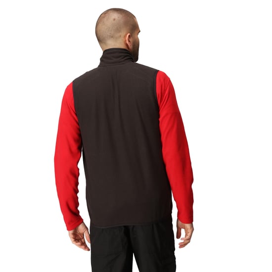 Regatta Mens Navigate Fleece Gilet (Black/Classic Red)