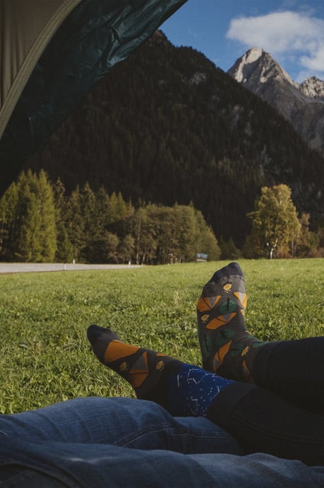 SPOX SOX - Uniseks Camping Crew Sokken met Grappig Ontwerp - Camping - Image 2