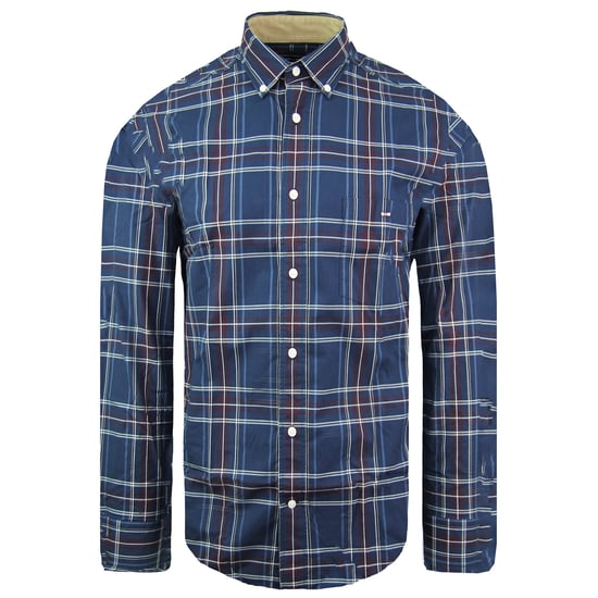 Eden Park Regular Heren Navy Oxford Overhemd - Image 1