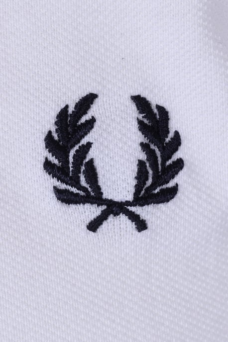 Heren Fred Perry M3 Made In England Polo Shirt in Wit - Image 3