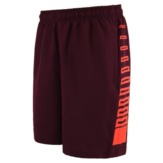 Under Armour HeatGear Stretch Waist Burgundy Mens Loose Shorts 1320869 600
