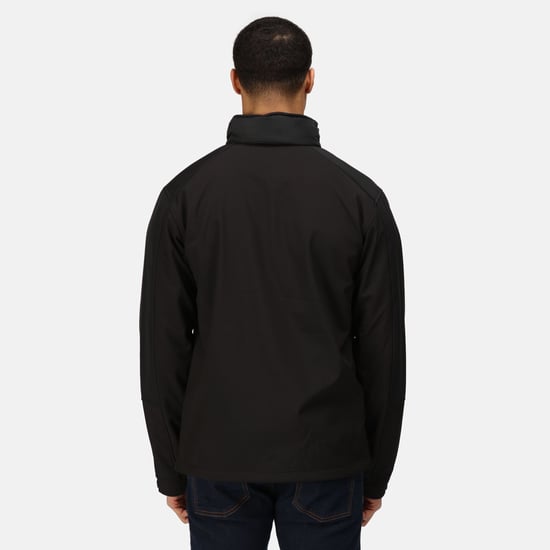 Regatta Mens Hydroforce 3-Layer Softshell Jacket (Wind Resistant, Water Repellent & Breathable) (Black/Black)