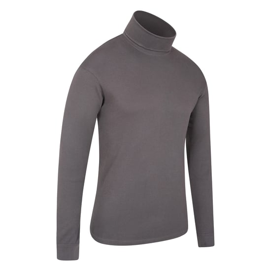 Mountain Warehouse Heren Meribel Katoenen Thermo Top (Donkergrijs) - Image 2