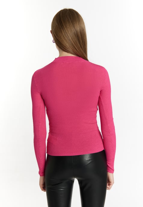 Mymo Knitted pullover women pink