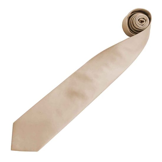 Premier Mannen “Kleuren” Effen Mode / Zakelijk Stropdas (Khaki) - Image 2