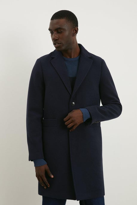 Signature 3 Button Epsom Overcoat - Image 1