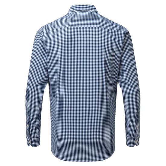Premier Heren Maxton Check Shirt met lange mouwen (Marine / Wit) - Image 2