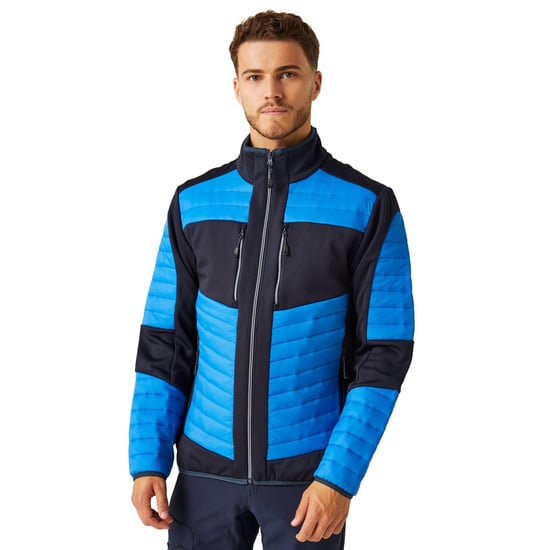 Regatta Mens E-Volve Thermal Hybrid Jacket (Strong Blue/Navy)