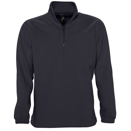 SOLS Ness Unisex Zip Neck Anti-Pill Fleece Top (Houtskool) - Image 1