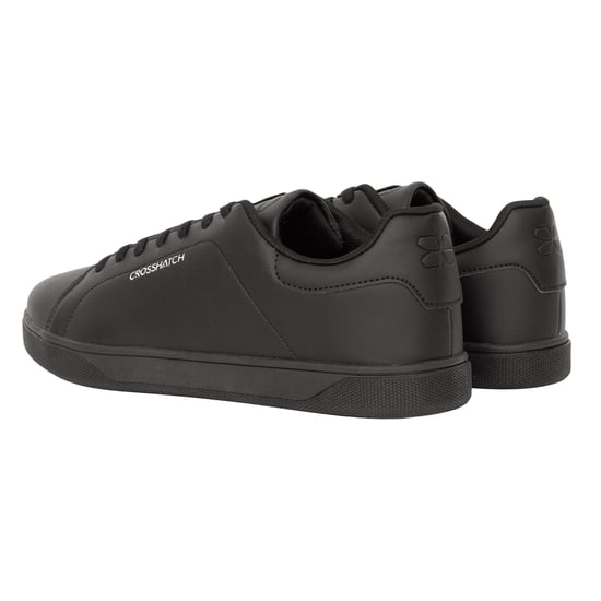 Crosshatch Heren Judas Trainers (Zwart) - Image 2
