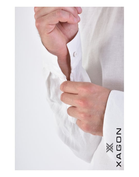 Xagon overhemd Manica Mannen Wit - Image 5