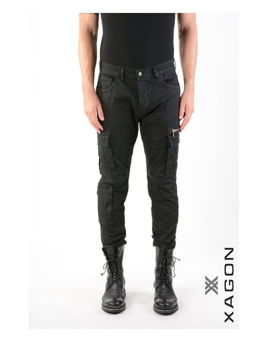 Xagon broek Cargo Mannen zwart - Image 3