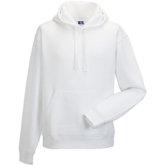 Russell Heren Authentieke Hooded Sweatshirt / Hoodie (Wit) - Image 3