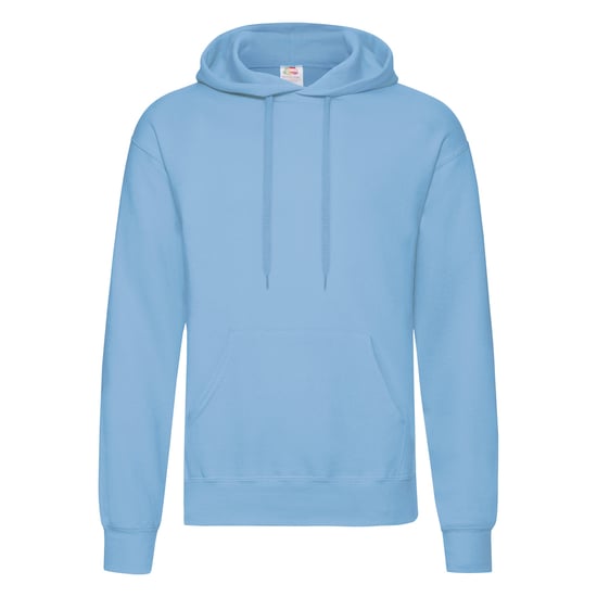 Fruit Of The Loom Heren Sweatshirt Met Capuchon / Hoodie (Hemel Blauw) - Image 2