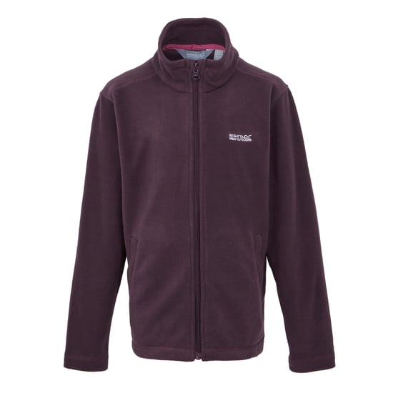 Regatta Groot Buitenshuis Kinderen/Kinderen King II Lichtgewicht Full Zip Fleece Jasje (Diepe pruim) - Image 1