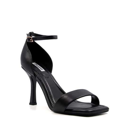 Dune Ladies WF MOTIVATE Wide Fit Heeled Leather Sandals