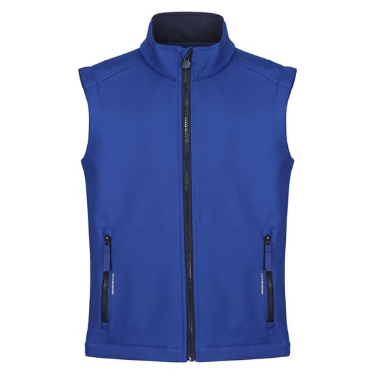 Regatta Childrens/Kids Ablaze Softshell Reflective Gilet (New Royal/Navy)