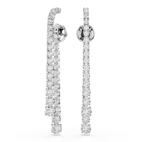 Swarovski 'Matrix Tennis' Dames Oorbellen van Basismetaal - Zilver 5709257 - Image 2