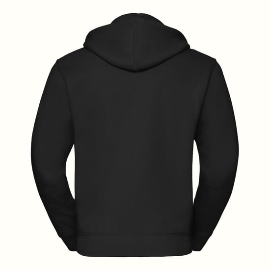 Russell Heren Authentieke Sweatshirt met volledige ritssluiting / Hoodie (Zwart) - Image 2