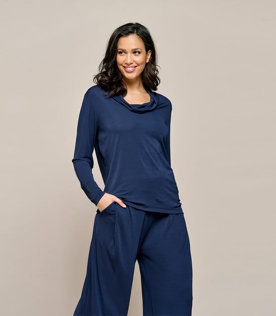Ashley Top Navy - Image 6