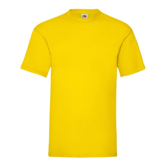 Fruit of the Loom Heren Valueweight T-Shirt (Geel) - Image 1