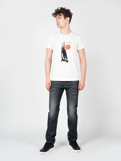 Diesel T-Shirt T-Iny Mannen Wit - Image 2