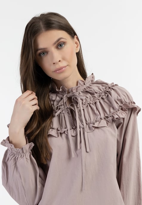 Dreimaster Blouse Dames oud roze - Image 5