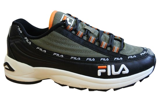 Fila DSTR97 Mens Black/Olive Trainers