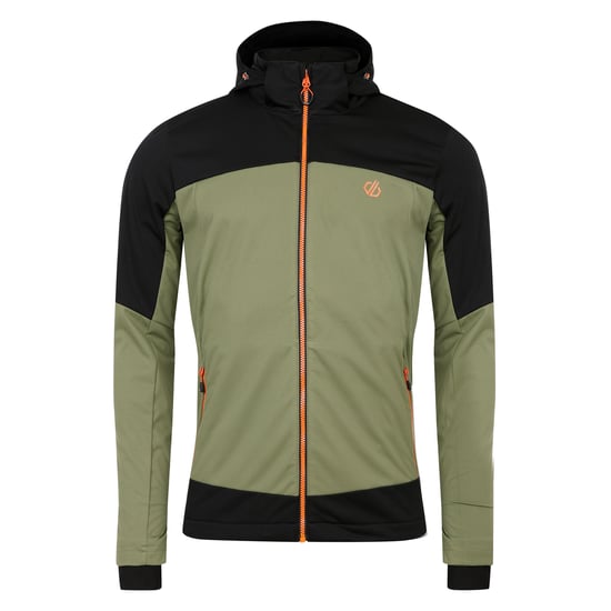 Dare 2B Mens Mountaineer Soft Shell Jacket (Olivine Green/Black)