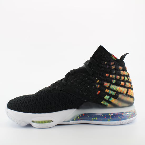 Nike Lebron XVII Black Textile Unisex Lace Up Trainers BQ3178 005