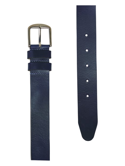 Petrol Industries - Heren Leren Riem - Blauw - Image 2