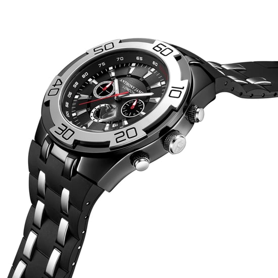 Hand Geassembleerde Anthony James Limited Edition Chrono Radar Zwart - Image 3