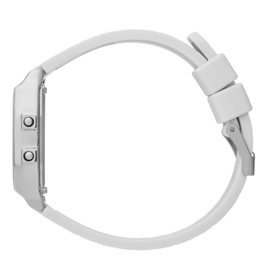 Ice Watch Ice Digit Retro - Metaal Zilver Spiegel - Witte Dameshorloge 022734 - Image 2
