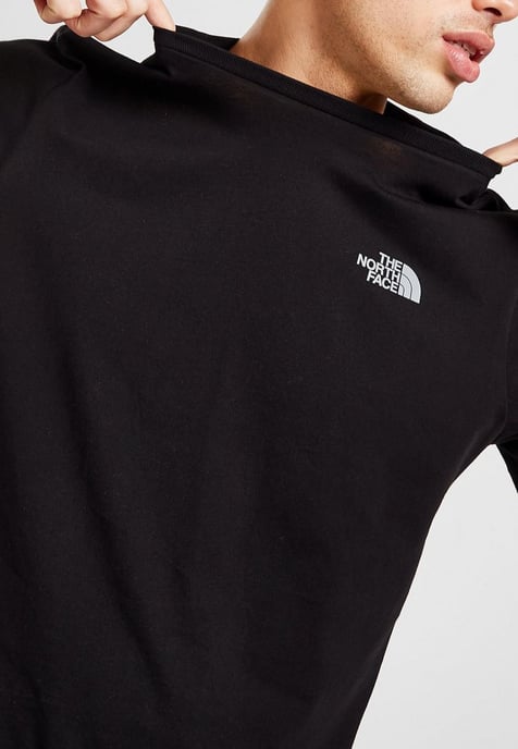 The North Face Simple Dome Reflecterend Logo T shirt in Zwart - Image 3