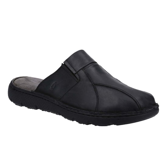 Hush Puppies Heren Carson Leren Muiltjes (Zwart) - Image 1