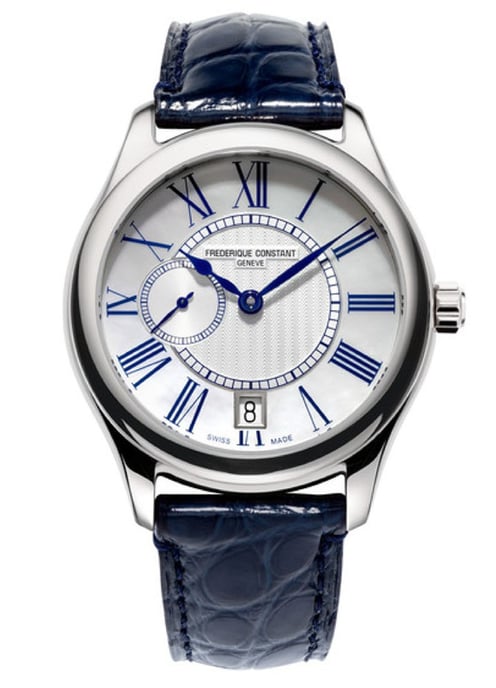 Frédérique Constant  Dames Horloge Blauw FC-318MPWN3B6 - Image 1