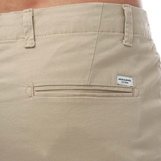 Men's Jack and Jones Fred Chino Shorts in Beige