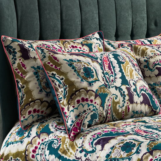 EW by Edinburgh Weavers Aretha Paisley Premium Katoenen Satijnen Kussenhoes Set - Image 1