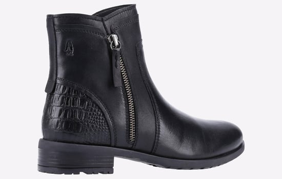 Hush Puppies Scarlett Leren Zwarte Damesschoenen - Image 3