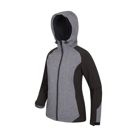 Mountain Warehouse Dames/Dames Illuminate Reflecterende Zachte Shell Jas (Zwart) - Image 2