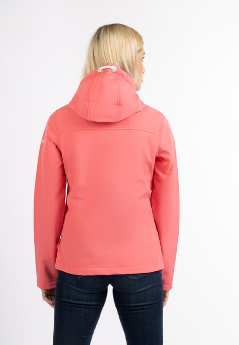 Schmuddelwedda softshell jas Dames KORAAL ROZE-280 - Image 4